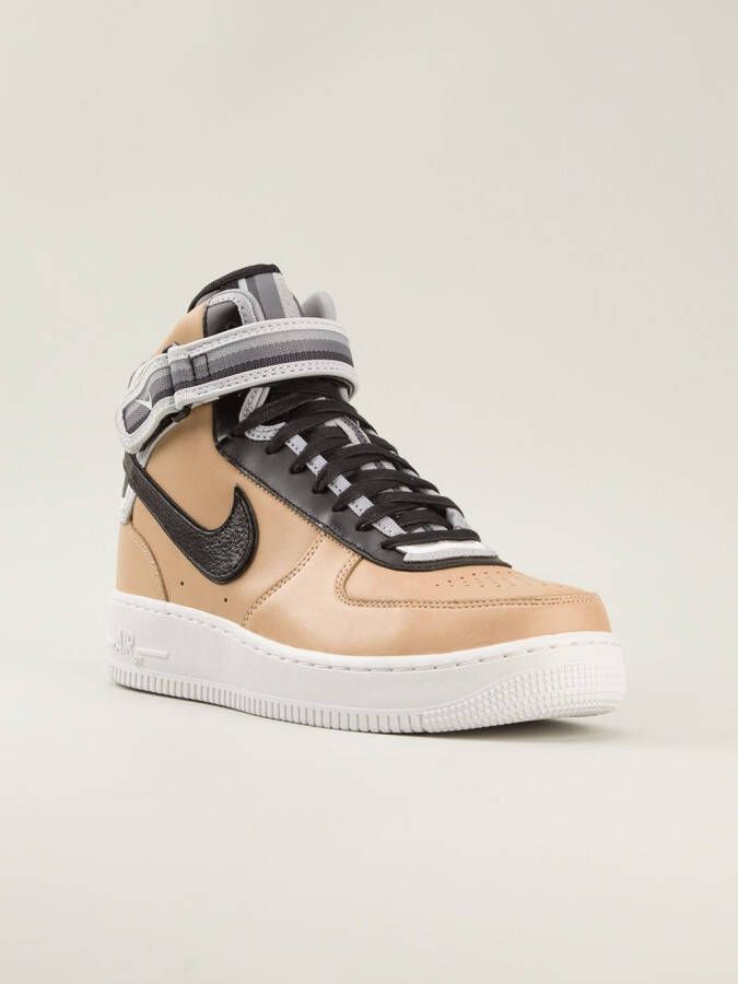 Nike x Riccardo Tisci Air Force 1 Mid SP "Tan" sneakers Yellow