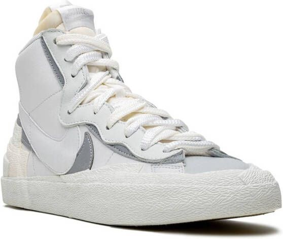 Nike x sacai Blazer Mid "Triple White" sneakers