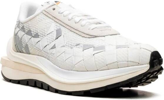 Nike x sacai x Jean Paul Gaultier Vaporwaffle Woven "Mix White" sneakers