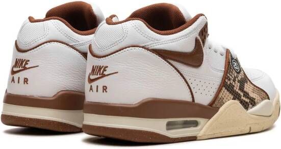 Nike x Stussy Air Flight 89 "Pecan Fossil" sneakers White