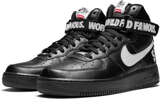 Nike xSupreme Air Force 1 High SP "Black" sneakers