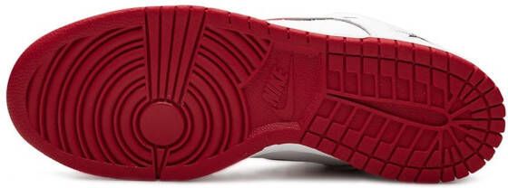 Nike x Supreme SB Dunk Low "Jewel Swoosh Red White" sneakers