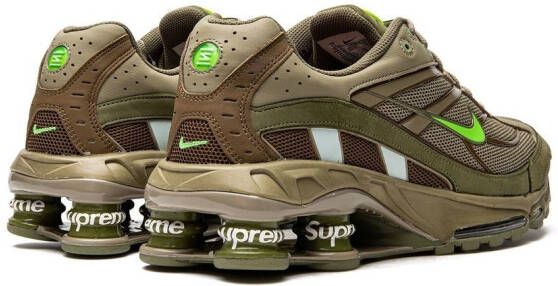 Nike x Supreme Shox Ride 2 SP "Green" sneakers Neutrals