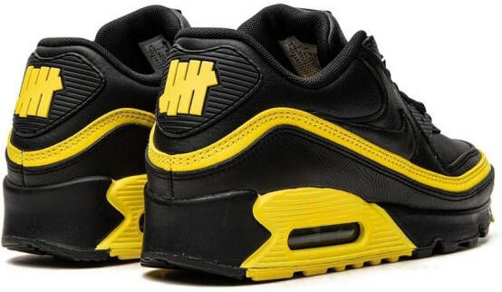 Nike x Undefeated Air Max 90 "Black Optic Yellow" sneakers