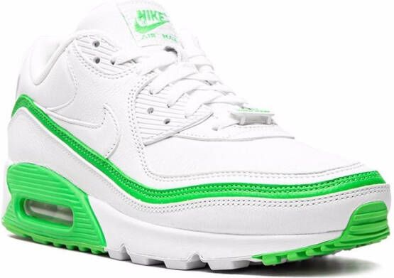 Nike x Undefeated Air Max 90 "White Green Spark" sneakers