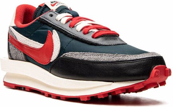 Nike x Undercover x sacai x LDWaffle "Midnight Spruce University Red" sneakers Blue