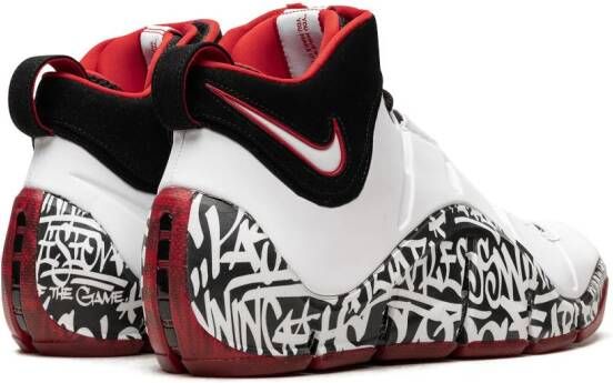 Nike Zoom Lebron 4 "Graffiti 2023" sneakers White