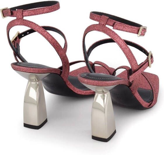 Nodaleto Angel C glitter sandals Pink