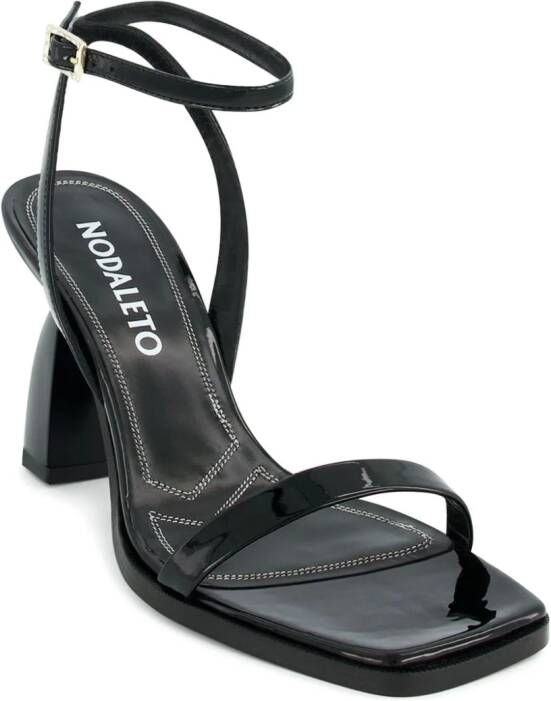 Nodaleto Angel E 90mm leather sandals Black