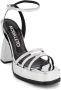 Nodaleto Angel F 120mm leather sandals Silver - Thumbnail 2