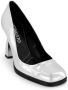 Nodaleto Angel N 90mm leather pumps Silver - Thumbnail 2