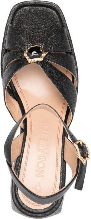 Nodaleto Aurora platform sandals Black