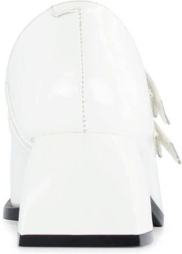 Nodaleto Bacara patent mary-jane shoes White