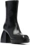 Nodaleto block-heel leather boots Black - Thumbnail 2