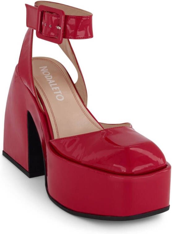 Nodaleto Bulla Bacara 125mm platform pumps Red