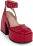 Nodaleto Bulla Bacara 125mm platform pumps Red - Thumbnail 5