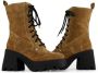 Nodaleto Bulla Candy suede lace-up boots Brown - Thumbnail 2