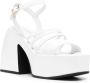 Nodaleto Bulla Chibi 110mm platform sandals White - Thumbnail 2