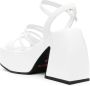 Nodaleto Bulla Chibi 110mm platform sandals White - Thumbnail 3