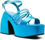 Nodaleto Bulla Chibi satin sandals Blue - Thumbnail 2