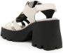 Nodaleto Bulla Emma 85mm leather sandals White - Thumbnail 3