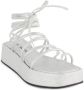 Nodaleto Bulla Gaia 45m flatform sandals Silver - Thumbnail 2