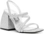 Nodaleto Bulla Gemini 90mm glitter sandals Silver - Thumbnail 2