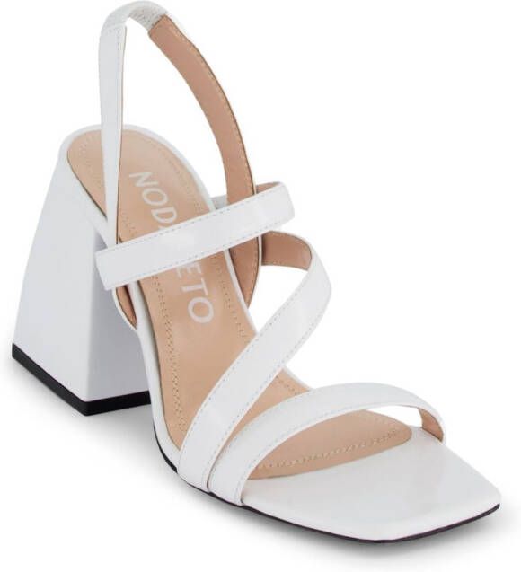 Nodaleto Bulla Gemini 90mm leather sandals White