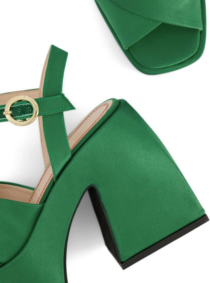 Nodaleto Bulla Joni crossover-strap sandals Green