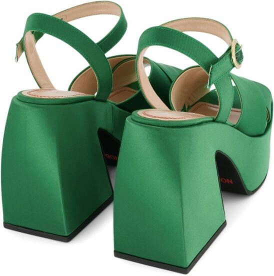 Nodaleto Bulla Joni crossover-strap sandals Green