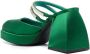 Nodaleto Bulla Smith 100mm platform mules Green - Thumbnail 3