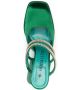 Nodaleto Bulla Smith 100mm platform mules Green - Thumbnail 4