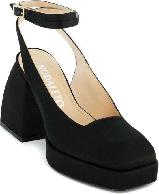 Nodaleto Bulla Suki 90mm satin pumps Black