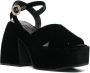 Nodaleto Bulla velvet 120mm sandals Black - Thumbnail 2