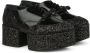 Noir Kei Ninomiya glitter-embellished loafers Black - Thumbnail 2