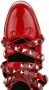 Noir Kei Ninomiya stud-embellished leather loafers Red - Thumbnail 2
