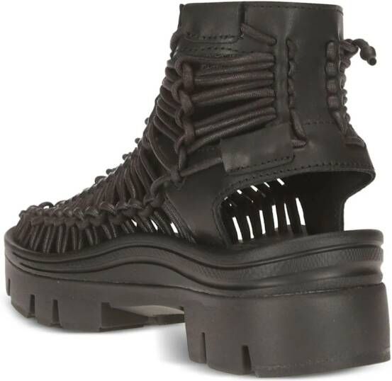 Noir Kei Ninomiya x Comme Des Garçons Uneek Mid sandals Black