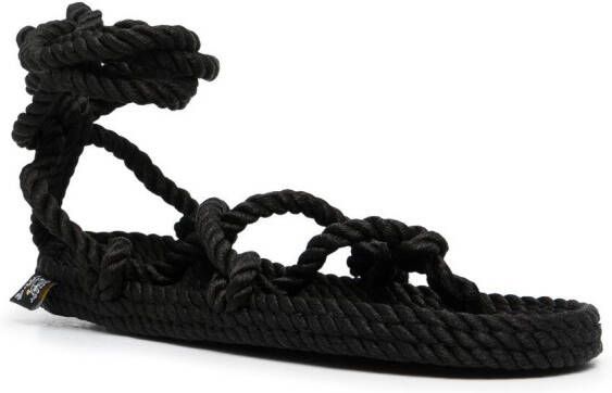 Nomadic State of Mind Romano rope sandals Black