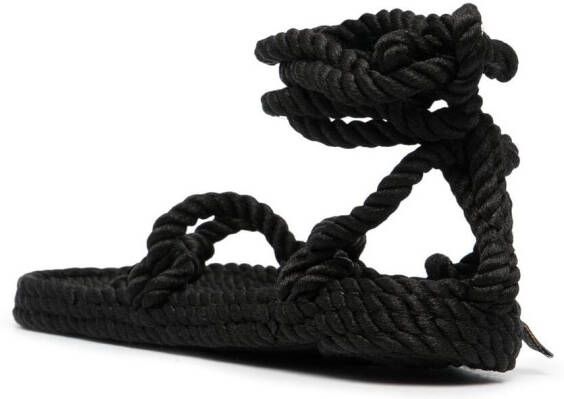 Nomadic State of Mind Romano rope sandals Black