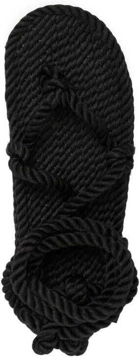 Nomadic State of Mind Romano rope sandals Black