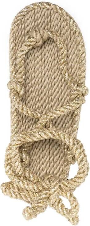 Nomadic State of Mind Romano rope sandals Gold
