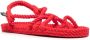 Nomadic State of Mind twisted raffia sandals Red - Thumbnail 2