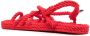 Nomadic State of Mind twisted raffia sandals Red - Thumbnail 3