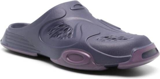 Oakley cut-out rubber slides Purple