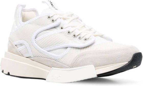 OAMC Aurora panelled low-top sneakers White