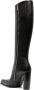 Off-White 110mm pointed knee-high leather boot Black - Thumbnail 3
