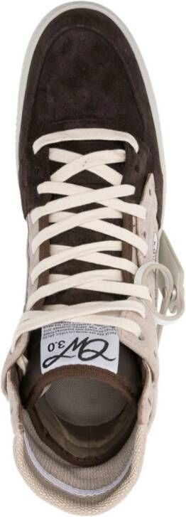 Off-White 3.0 Off Court high-top sneakers Brown