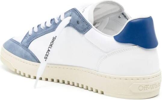 Off-White 5.0 panelled canvas sneakers Blue