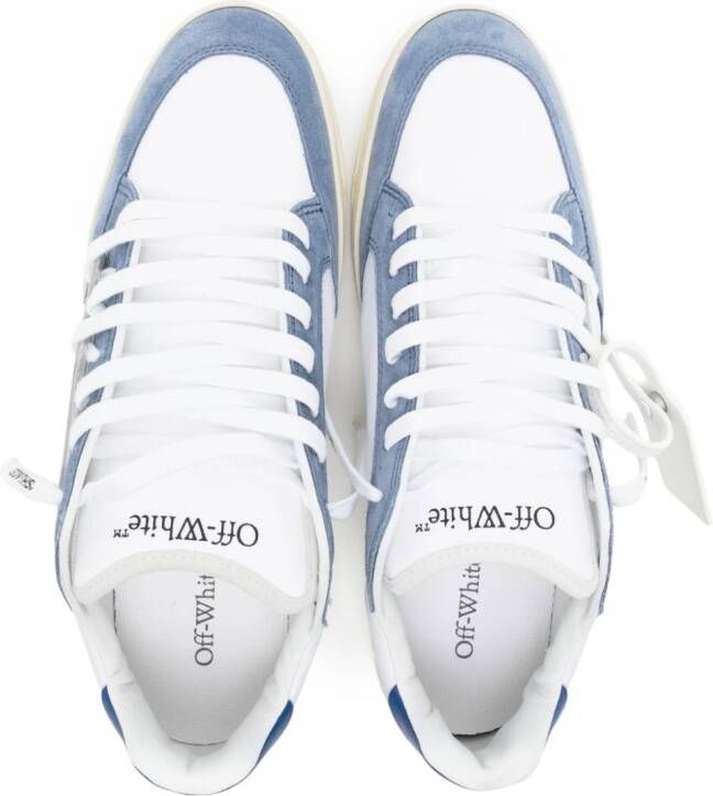 Off-White 5.0 panelled canvas sneakers Blue