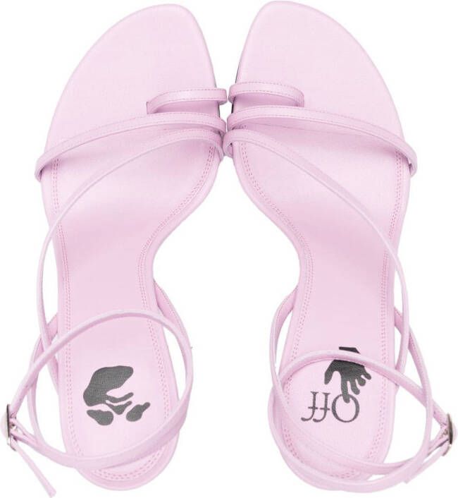 Off-White Allen 110mm strappy sandals Pink